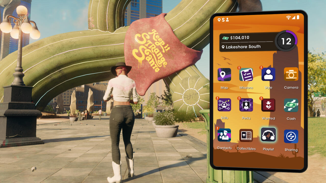 A look at the playlist app icon on the phone menu.